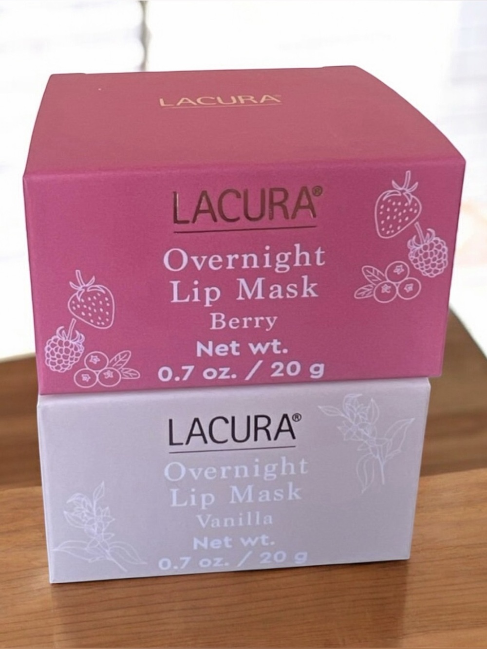 LaCura Overnight Lip Mask Berry and Vanilla